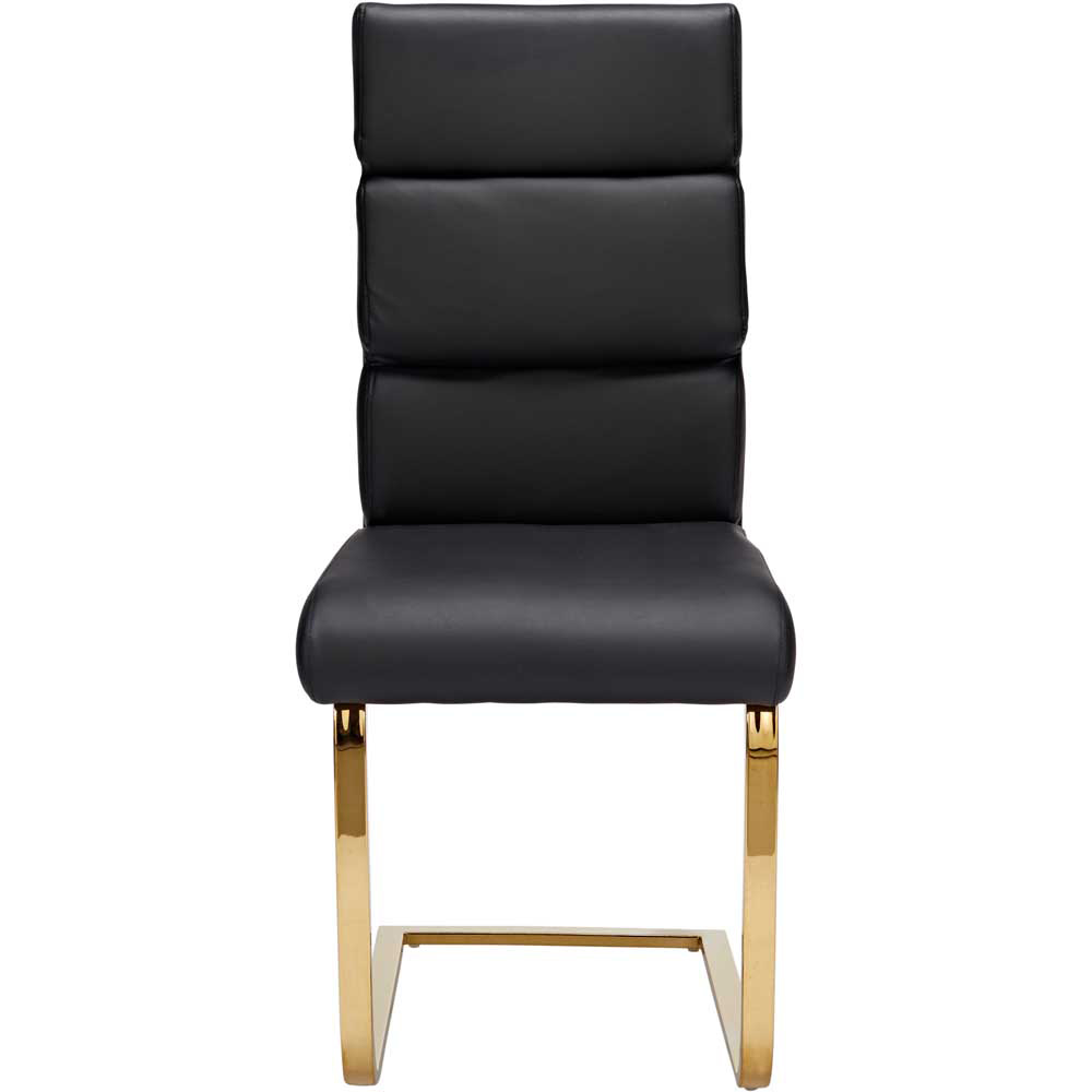 Antibes Set of 2 Black Dining Chair Image 3