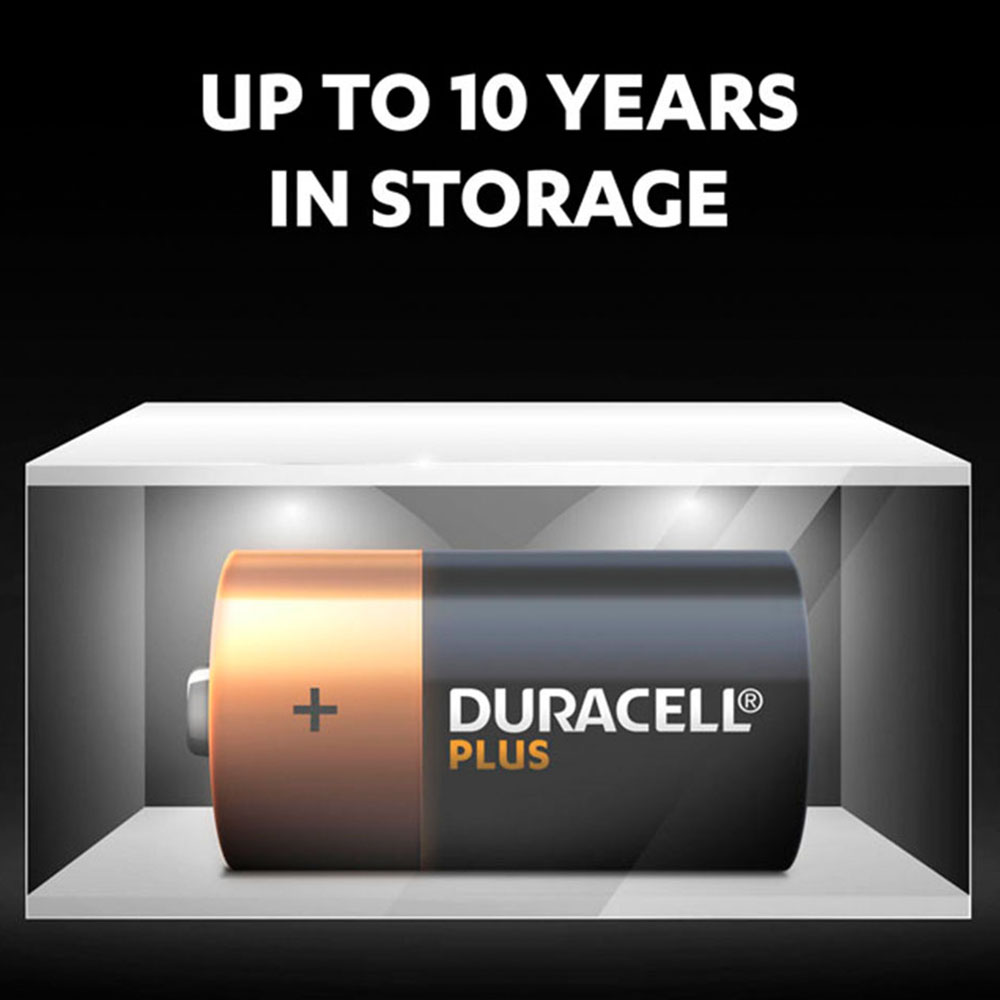 Duracell Plus C 4 Pack Batteries Image 6