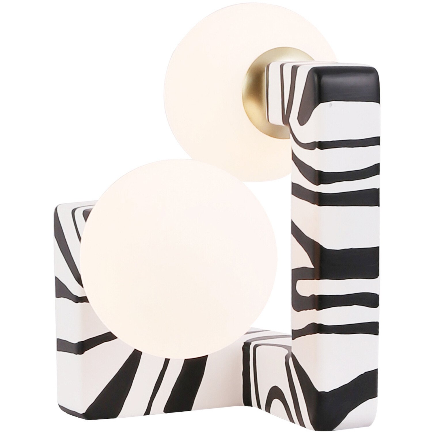 Kaya Table Lamp White and Black Image 4