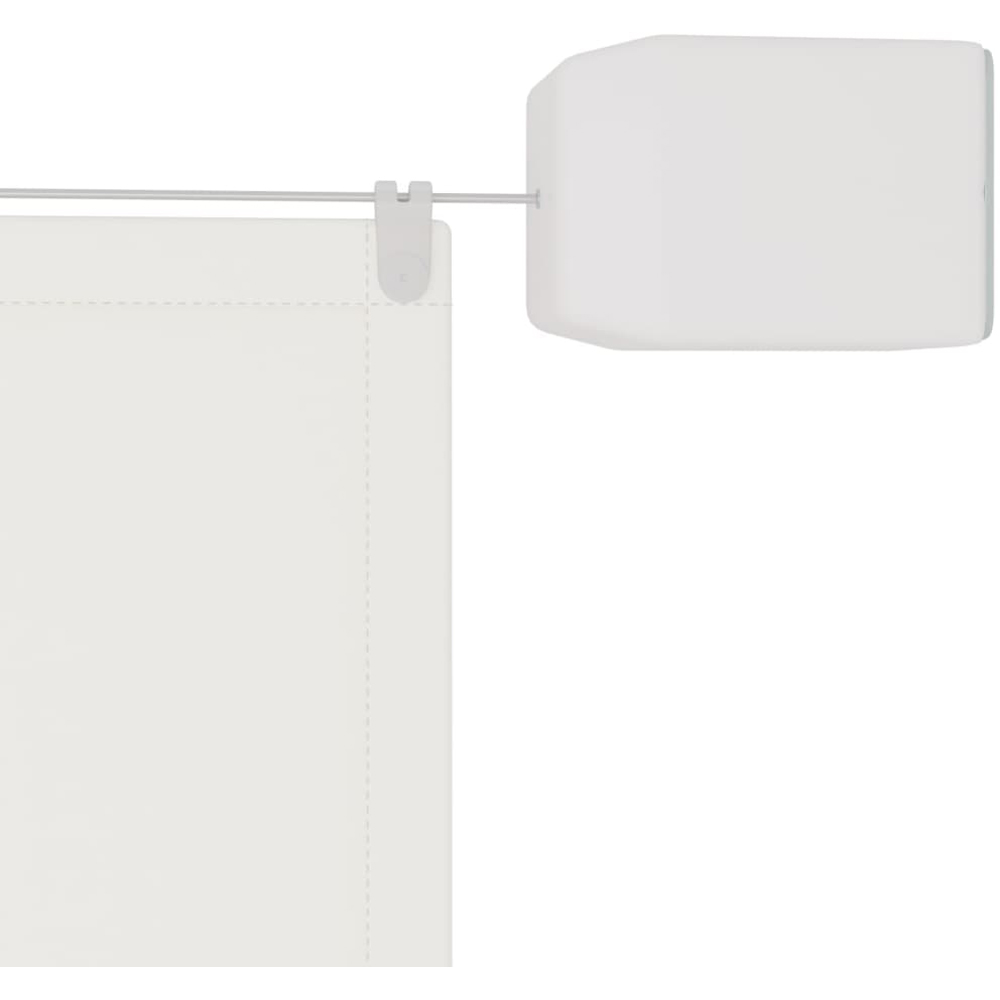 vidaXL White Oxford Fabric Vertical Awning 1.4 x 2.7cm Image 3