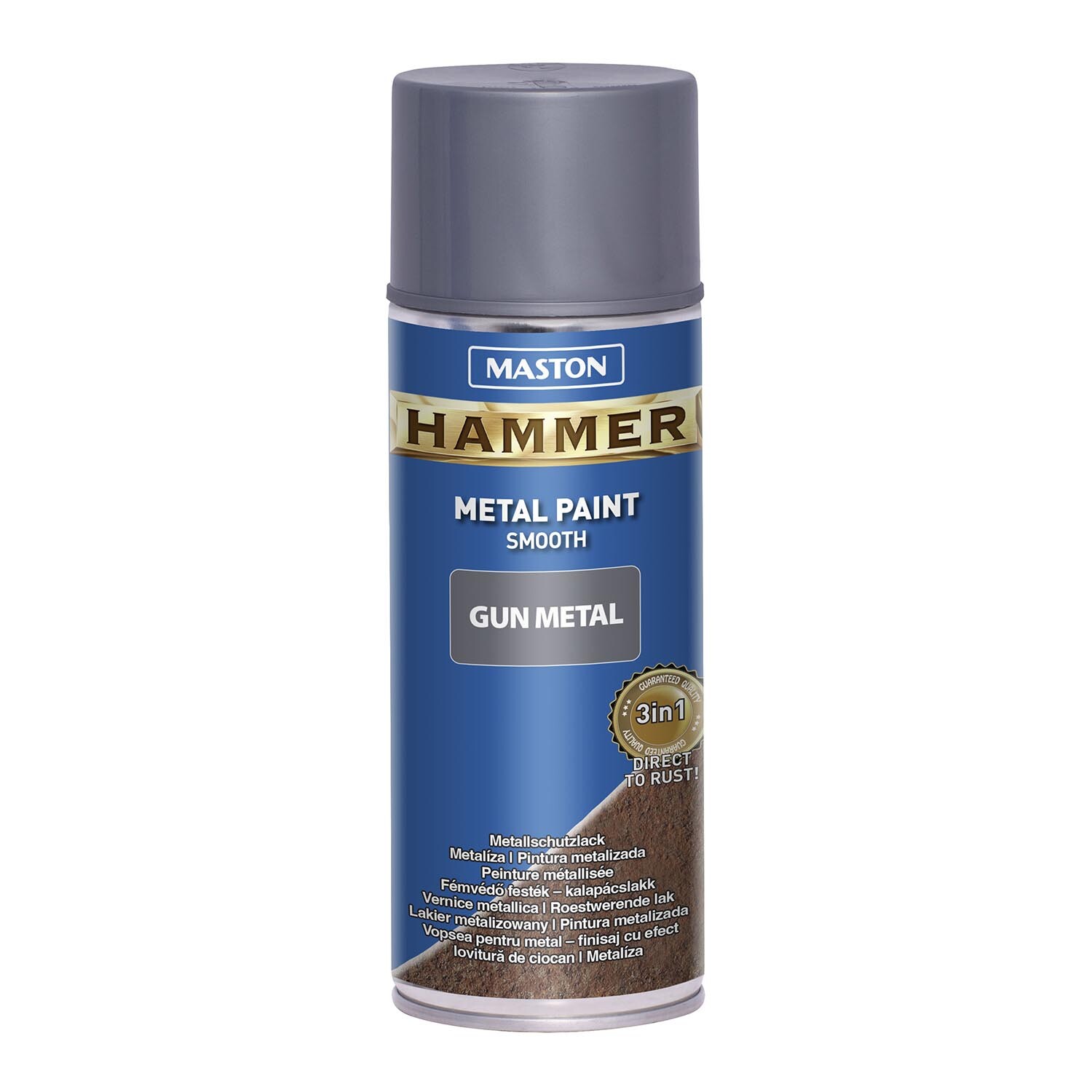 Maston Hammer Smooth Metal Spray Paint Gun Metal Image