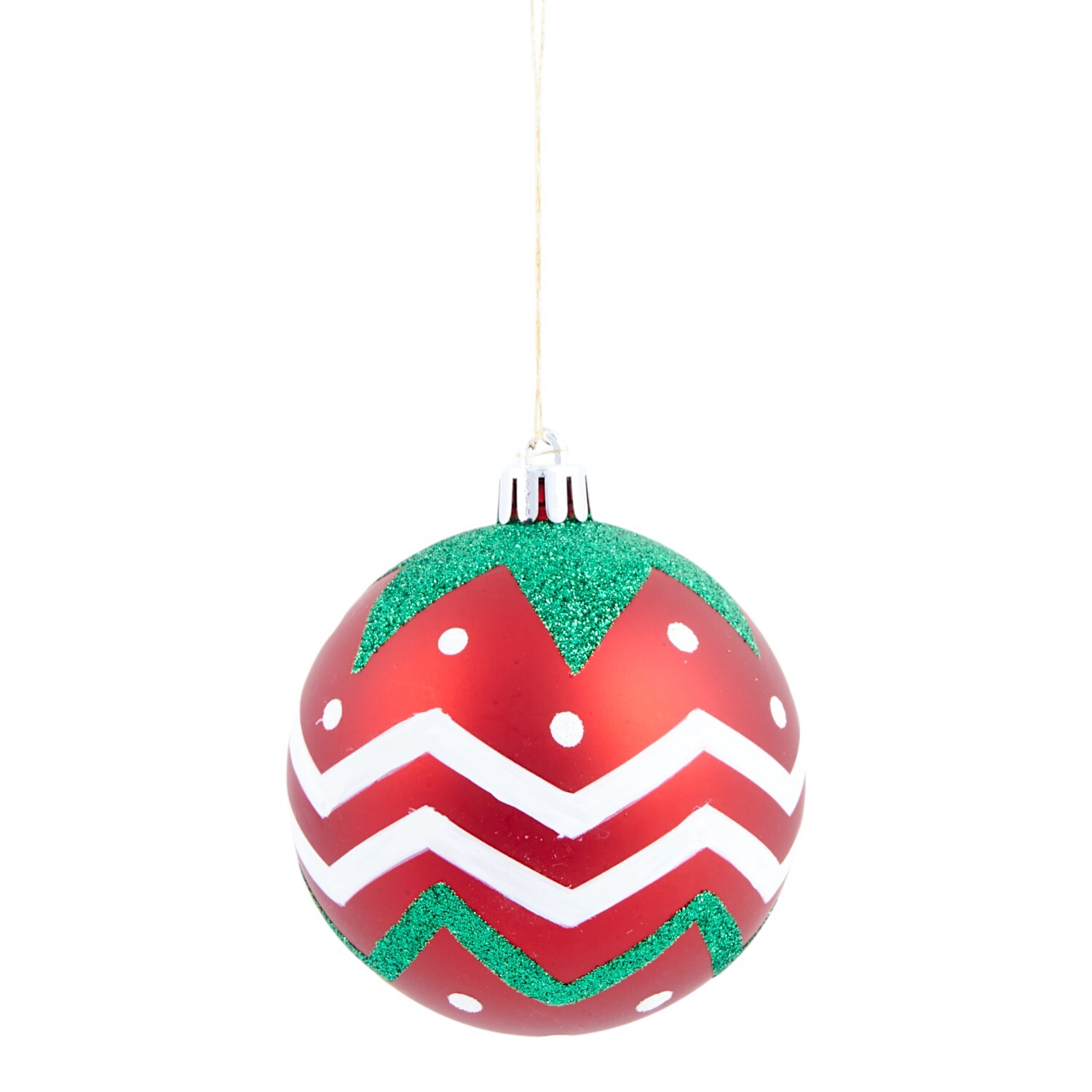 Pack of 16 Elf Candy Cane Baubles Green Image 3