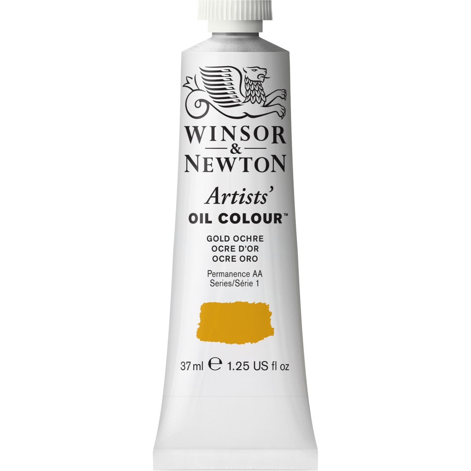 Winsor and Newton 37ml Artists' Oil Colours - Gold Ochre Image 1