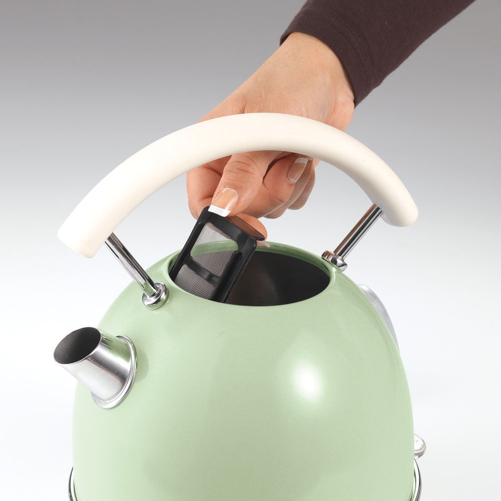 Ariete AR7704 Green Vintage Dome Kettle 1.7L Image 3