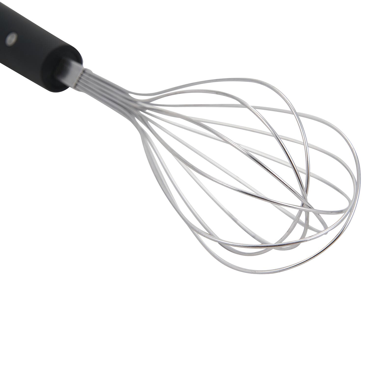 Kitchenmaster Whisk with Soft Touch Handle - Black Image 2