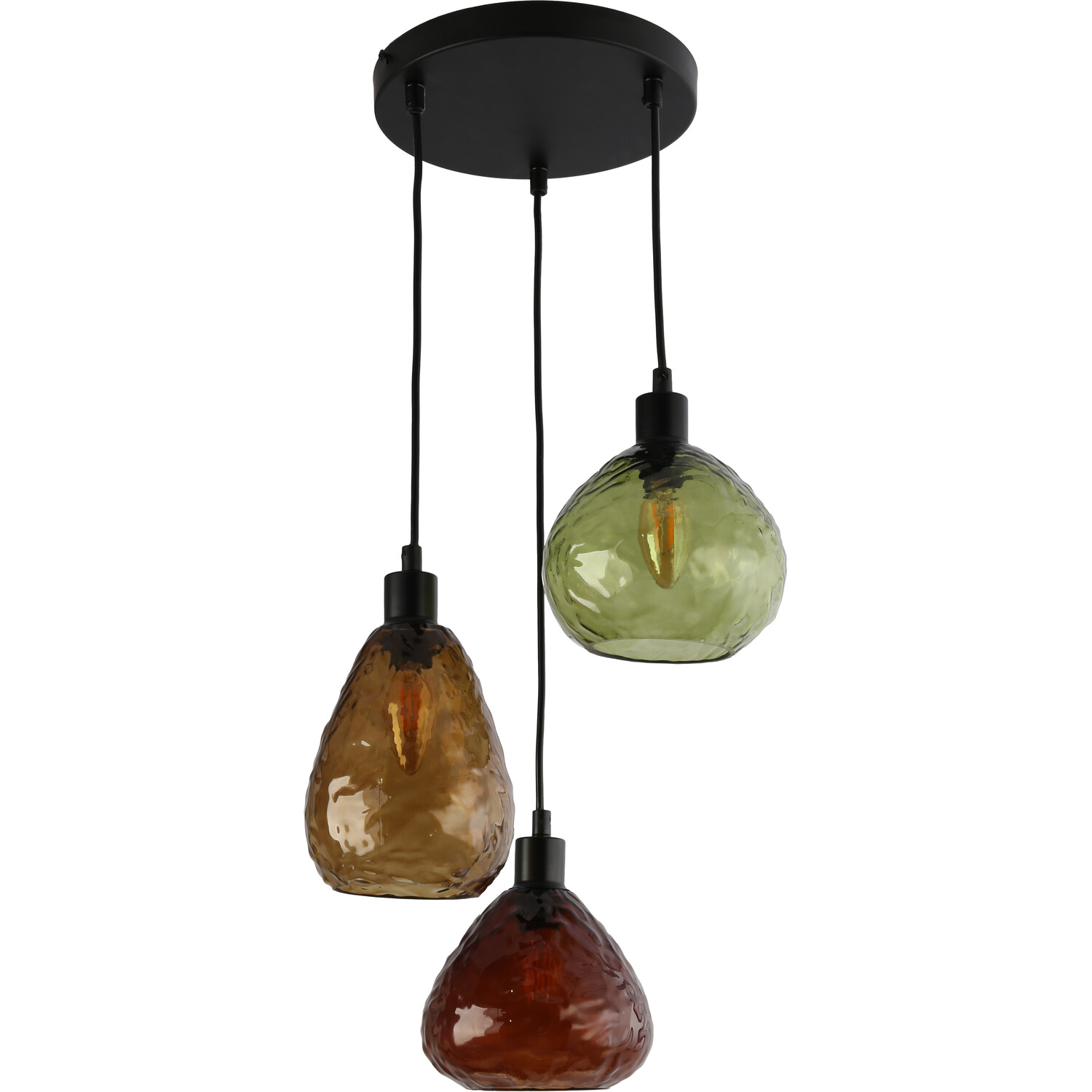 Asher 3 Light Electrical Fitting Image 2