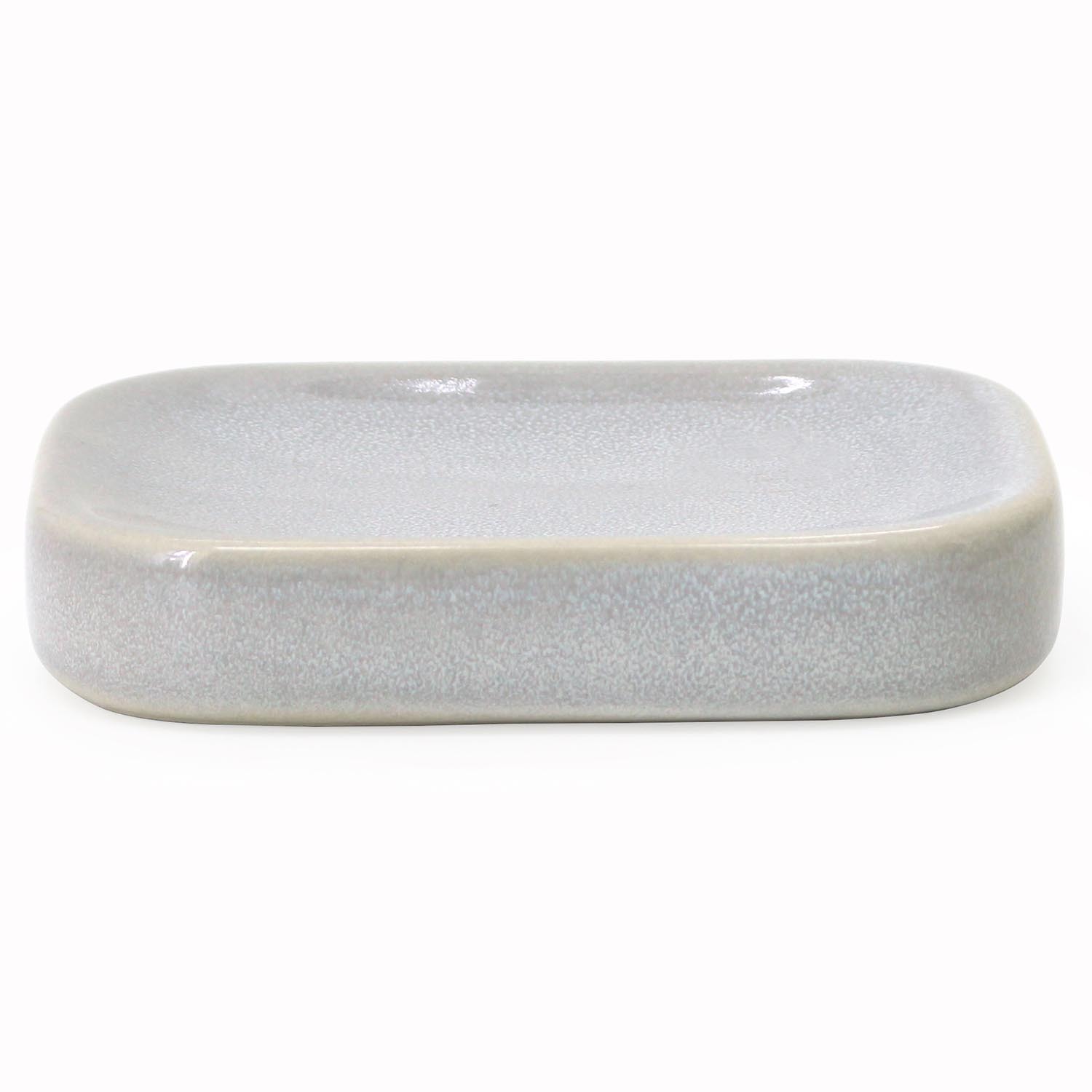 Stone Glaze Soap Dish - White Image