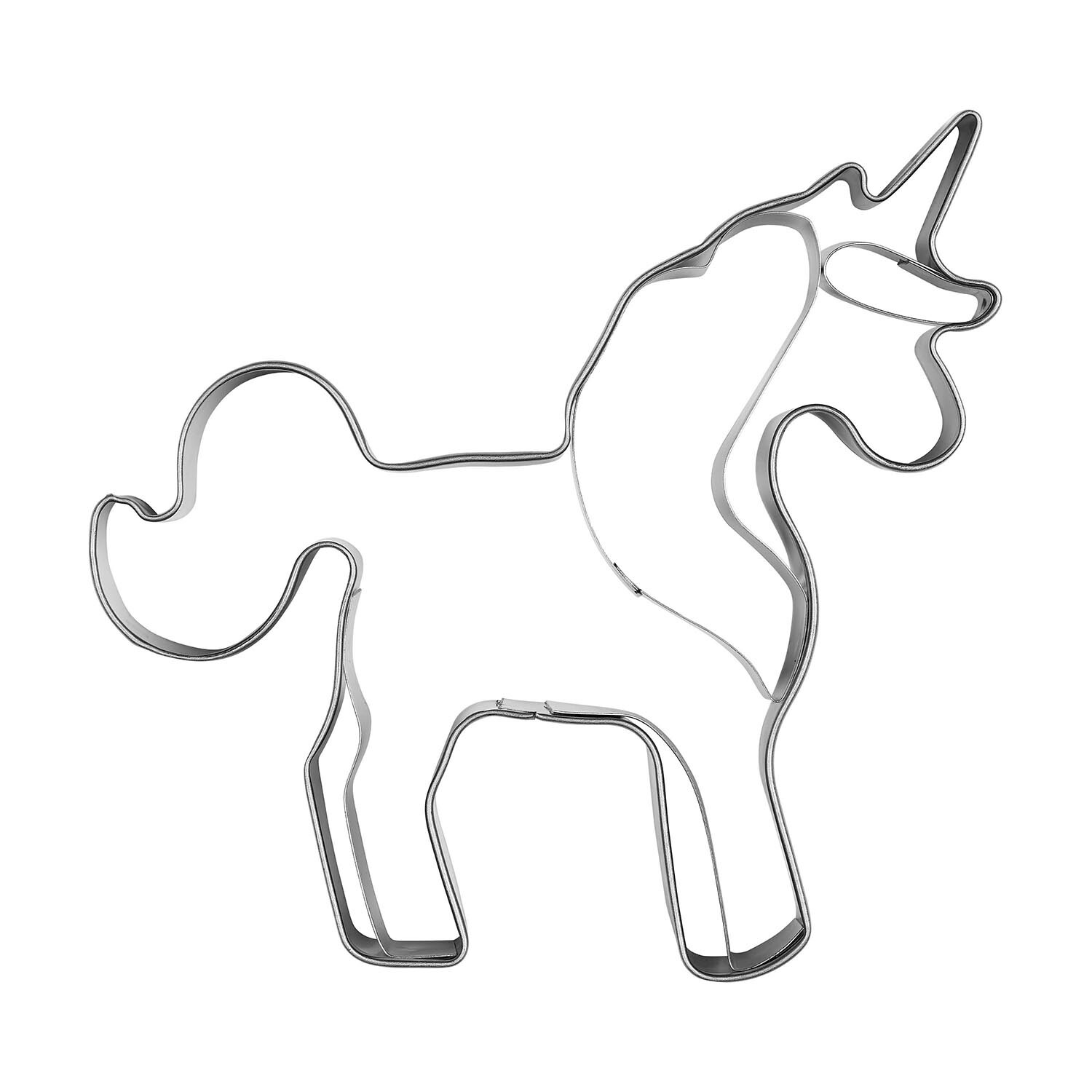 Tala Unicorn Cookie Cutter - Silver Image 1