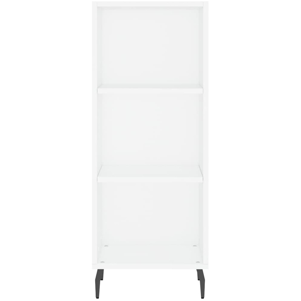 vidaXL 3 Shelf White Sideboard Image 4