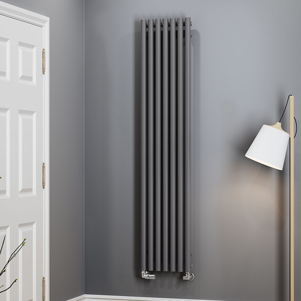 Terma Rolo Room 2735 BTU Modern Grey Radiator 1800 x 370mm Image 2