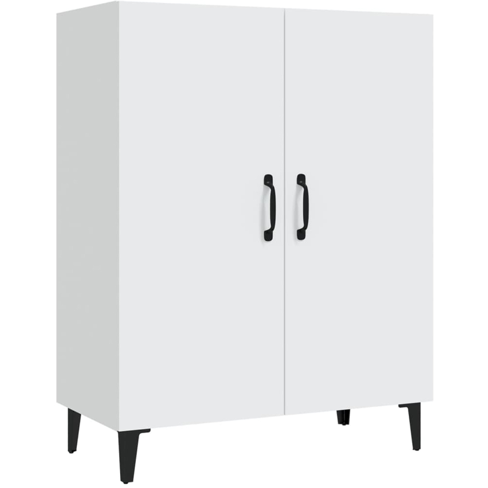 vidaXL 2 Door White Sideboard Image 2