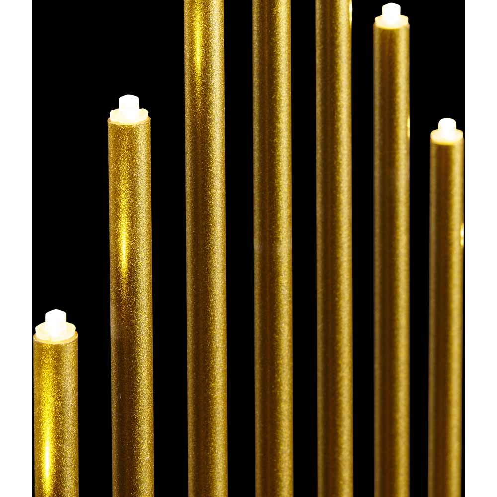 Wilko Luxe Gold Candle Bridge Image 4
