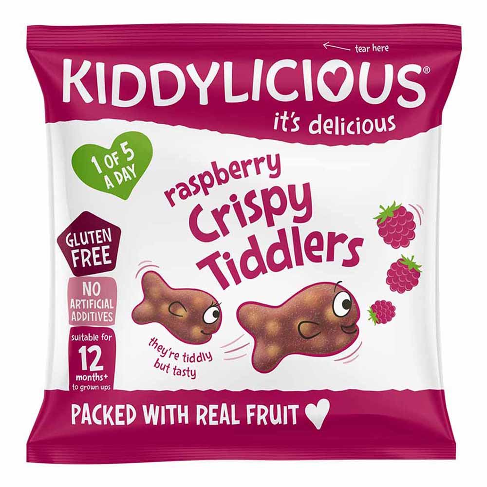 Kiddylicious Crispie Tiddlers Raspberry 12g Image 2