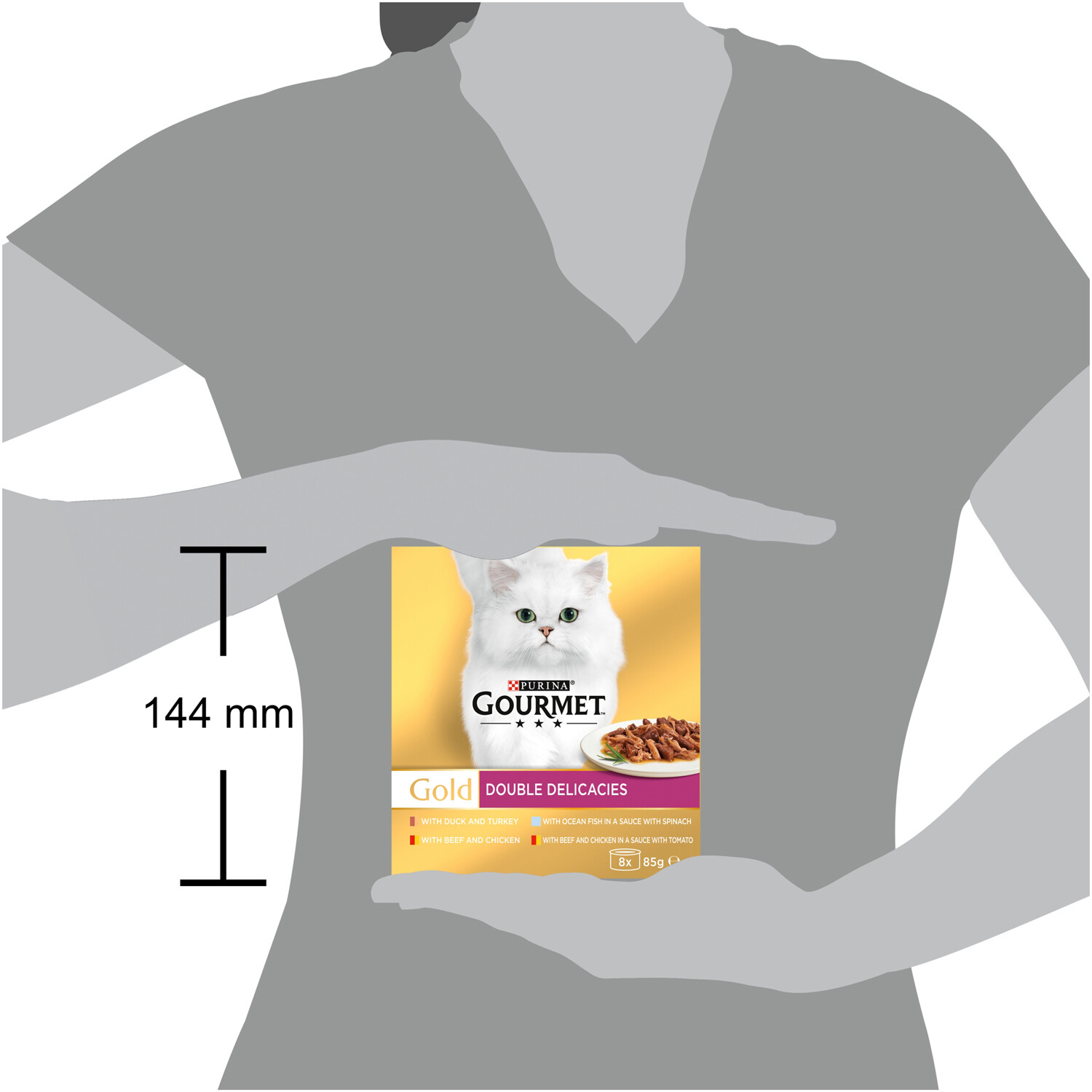 Gourmet Gold Double Delicacies Wet Cat Food Image 5