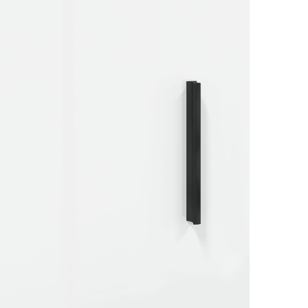 vidaXL 2 Door High Gloss White Sideboard Image 9