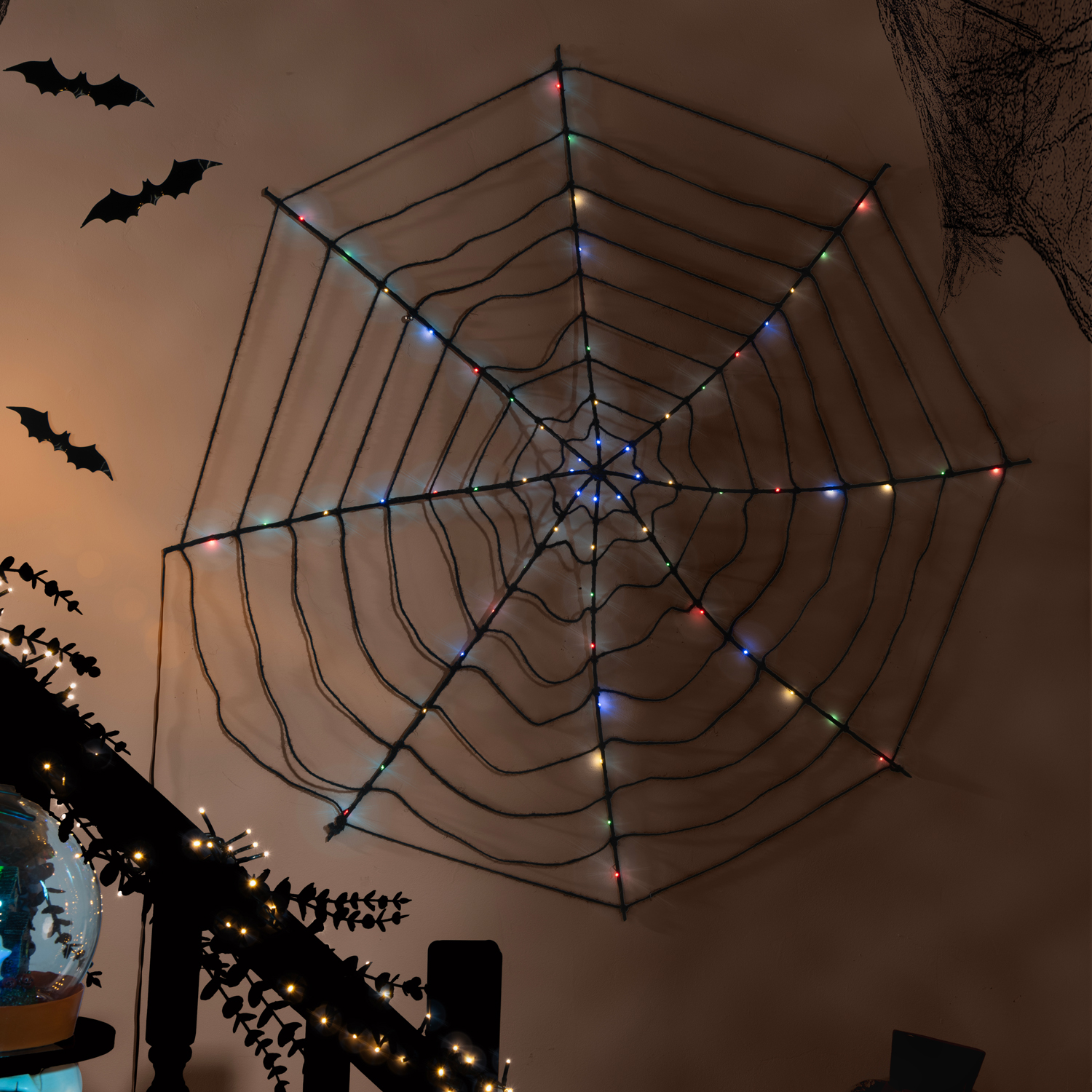 64 LED Spider Web Image 2