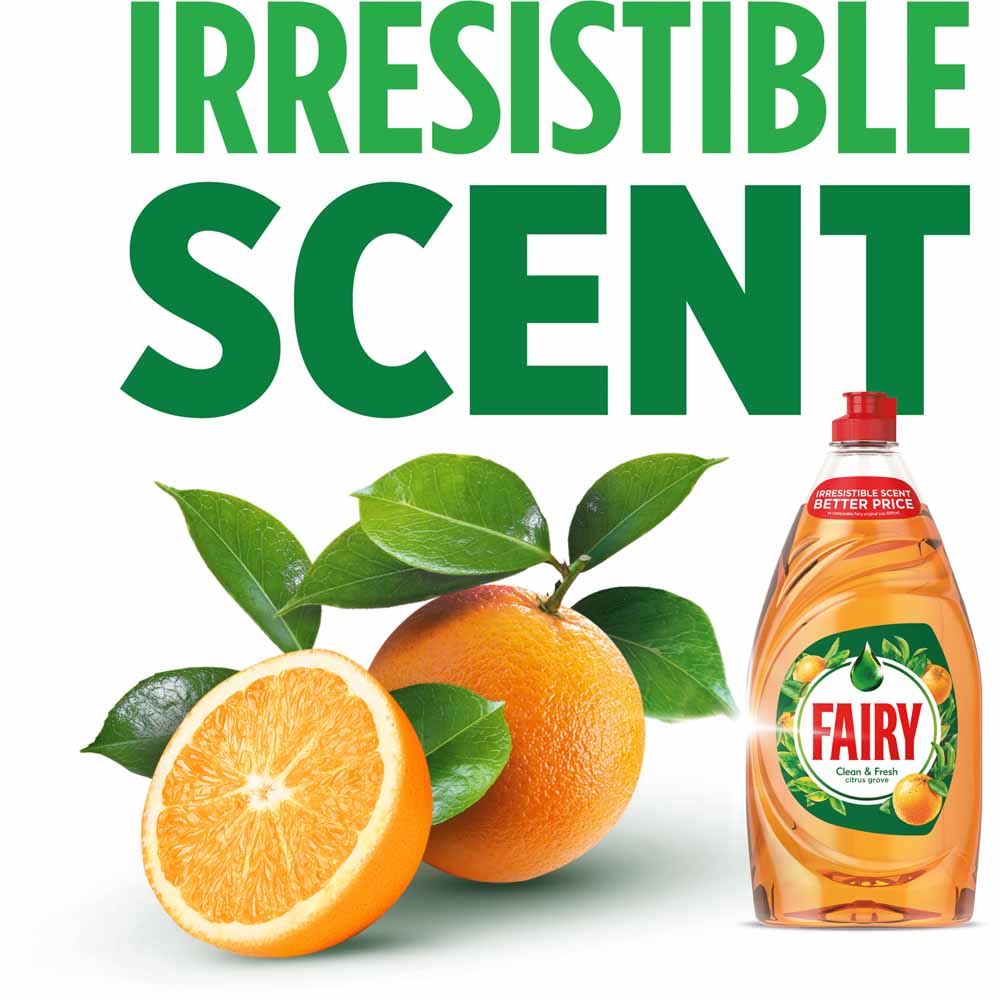 Fairy Clean and Fresh Citrus Liquid 780ml Image 2