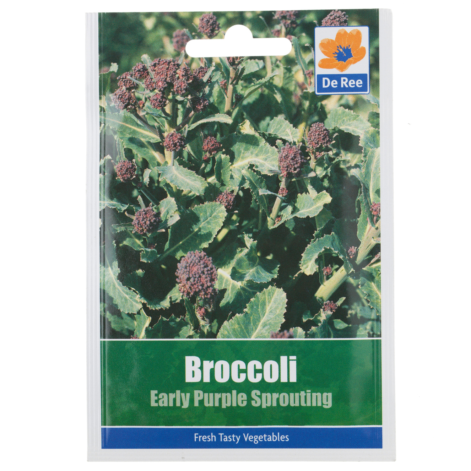Broccoli Early Purple Sprouting Seed Packet Image