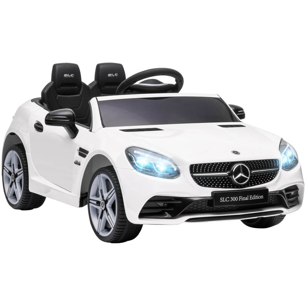 Tommy Toys Mercedes Benz SLC 300 Kids Ride On Electric Car White 6V Image 1