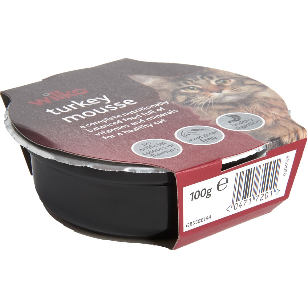 Wilko Best Turkey Mousse Cat Food 100g Image 2