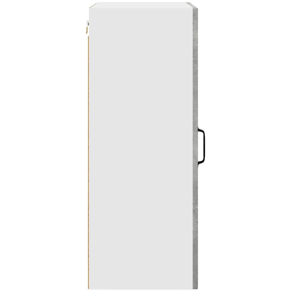 vidaXL Kalmar Single Door Concrete Grey Wall Kitchen Cabinet Image 6