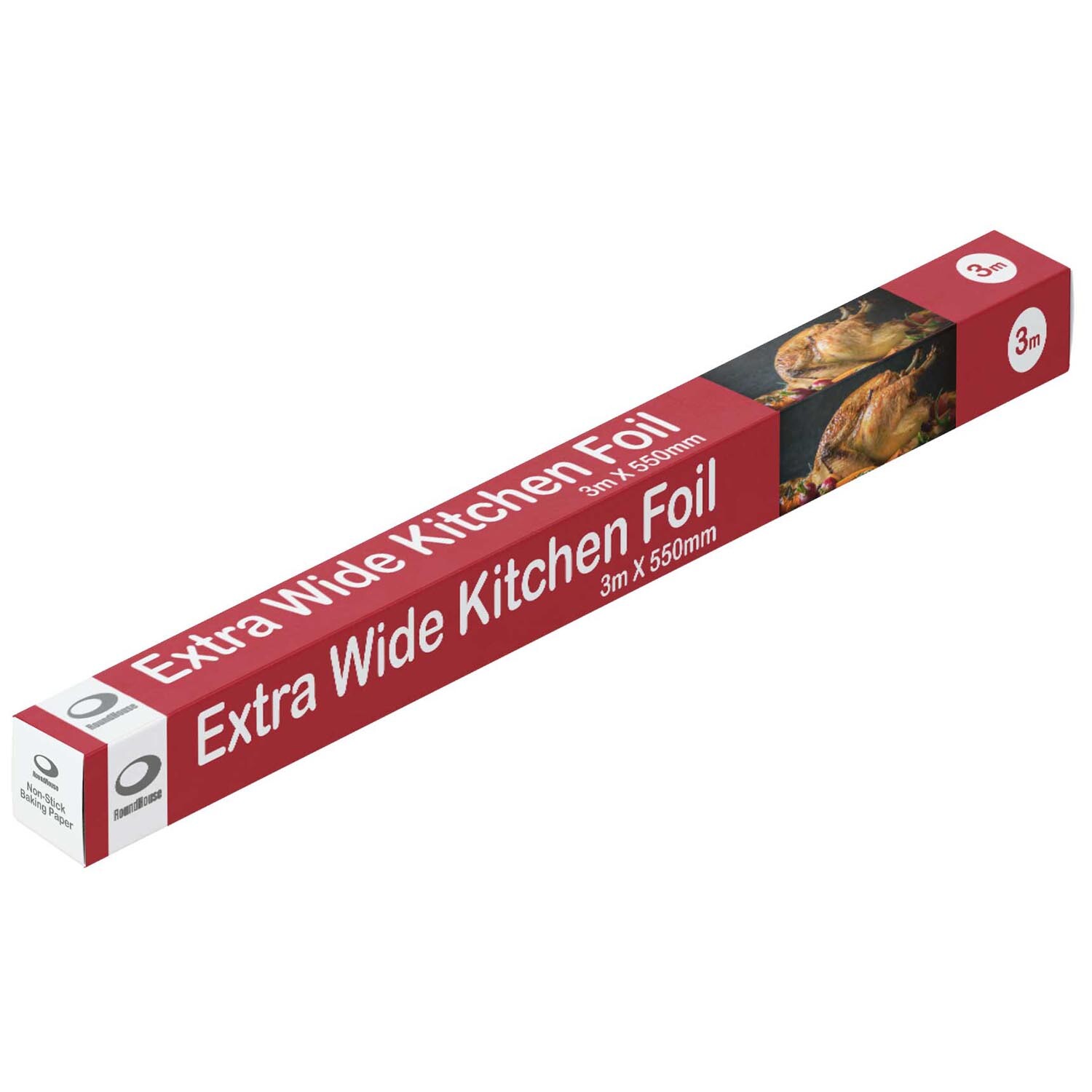 Extra Wide Kitchen Foil - Silver Image