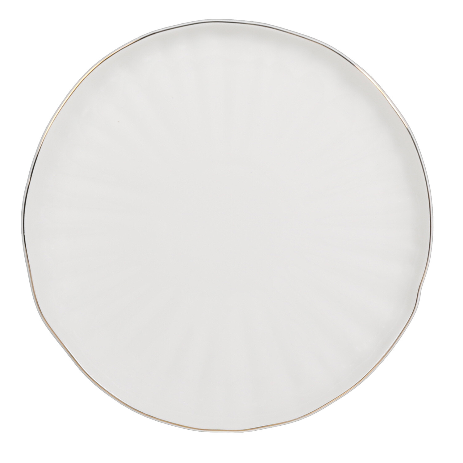 10.5 inch White Porcelain Dinner Plate Image