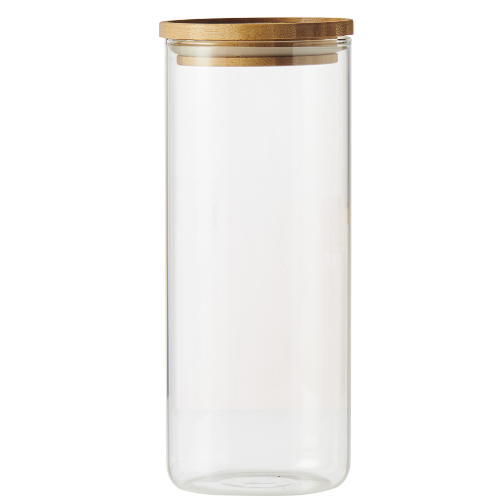 Wilko 1100ml Glass Jar Image 1