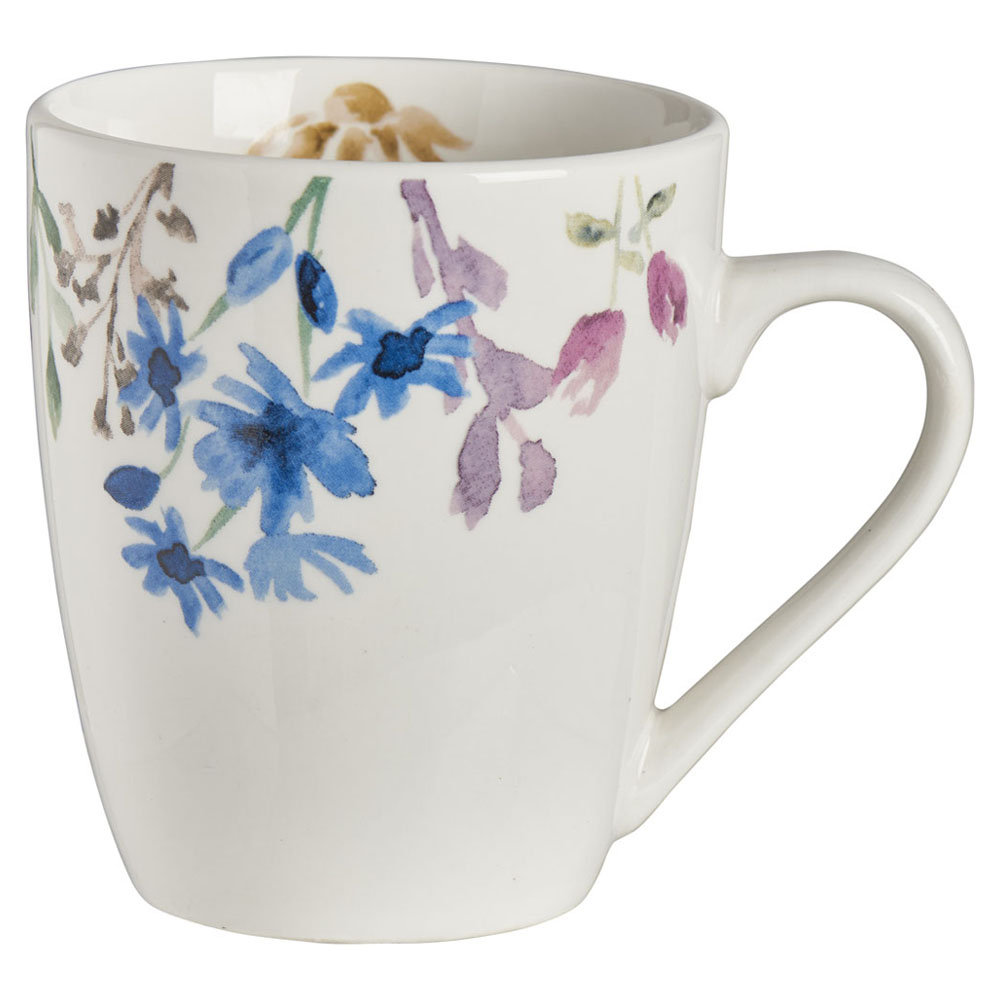 Wilko Watercolour Floral Mug Image 1