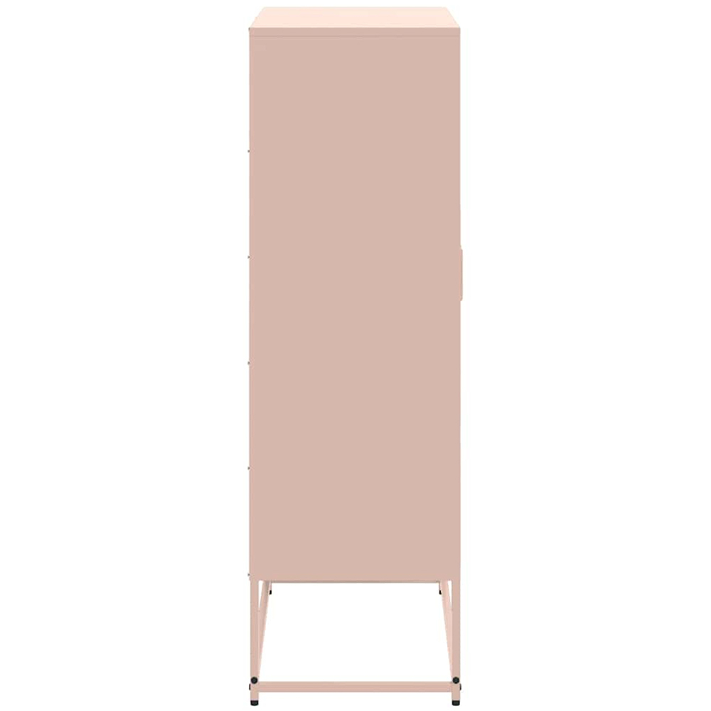 vidaXL 2 Door Pink Industrial Highboard Image 7