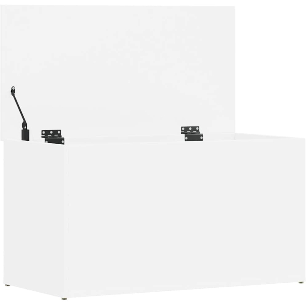 vidaXL White Wooden Storage Chest Image 4