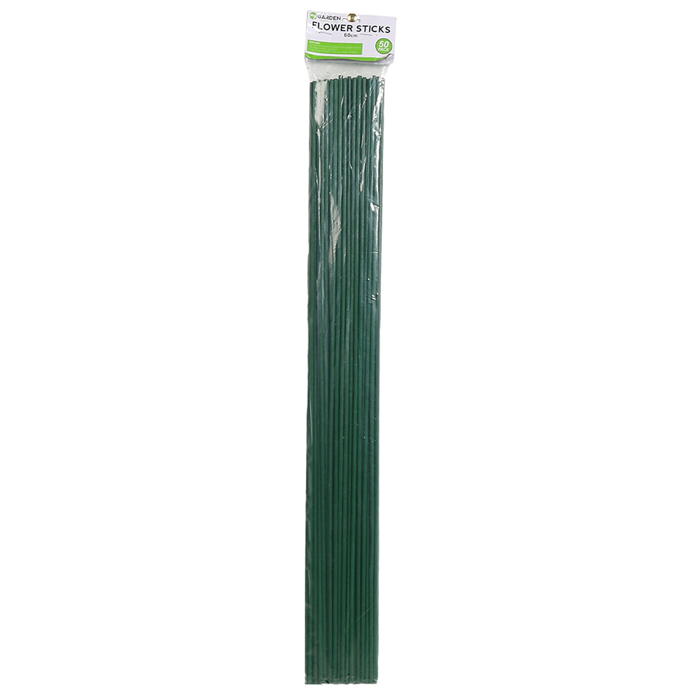 Bamboo Flower Sticks - Green Image