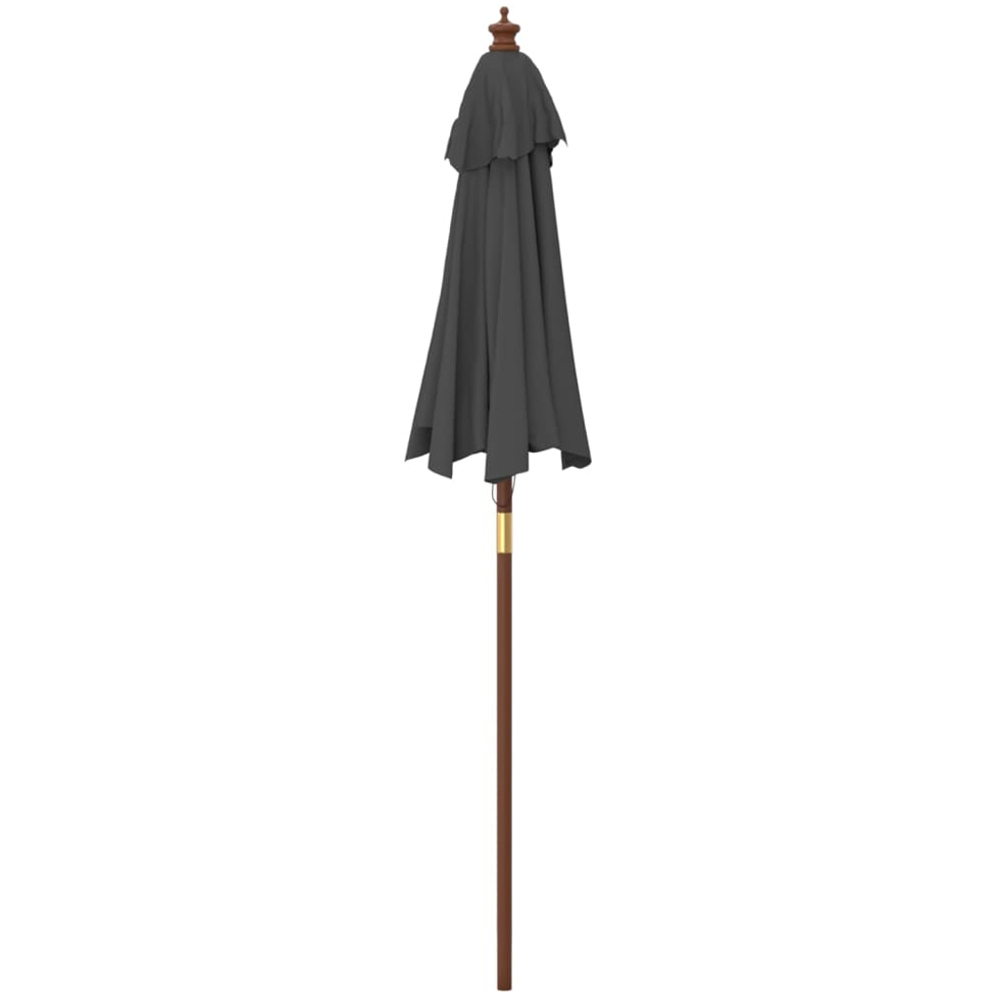 vidaXL Anthracite Garden Parasol 2.3 x 1.9m Image 4