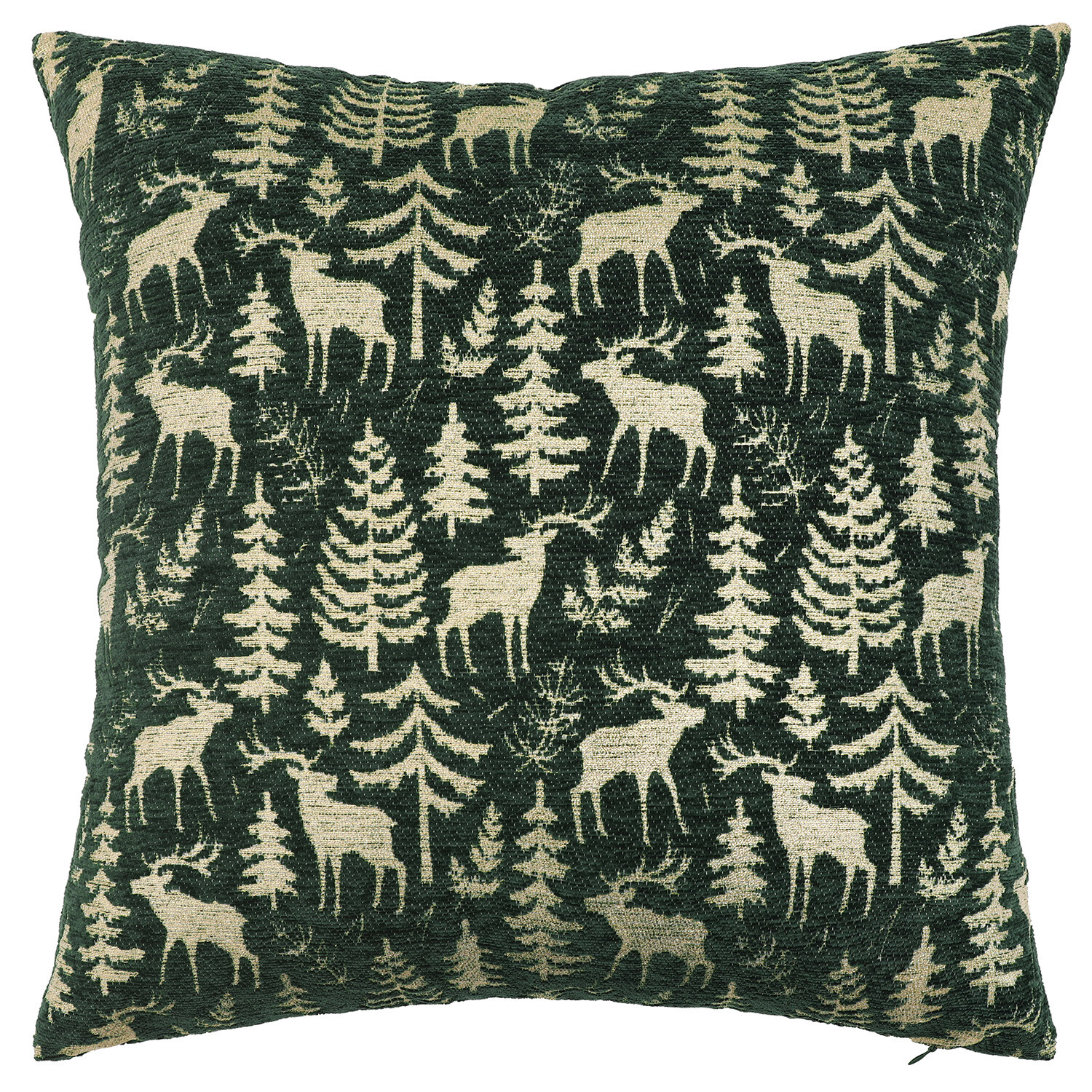 Winter Forest Cushion Green - Green Image 1