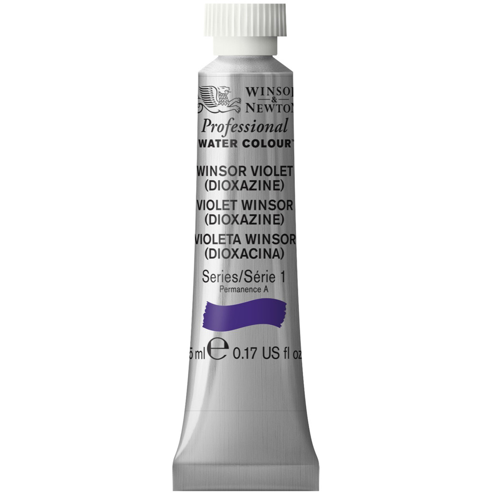Winsor and Newton 5ml Professional Watercolour Paint - Violet Diox Image