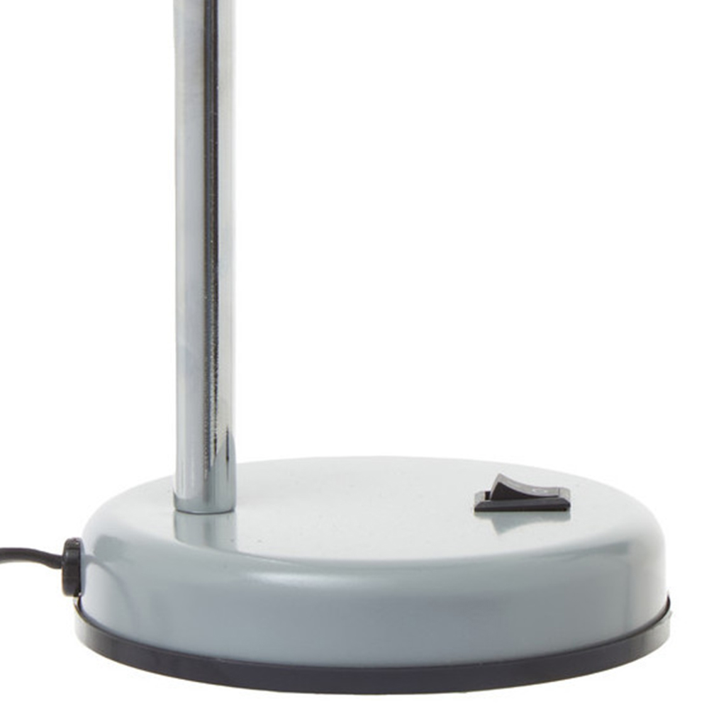 Premier Housewares Flexi Matte Grey Desk Lamp Image 6