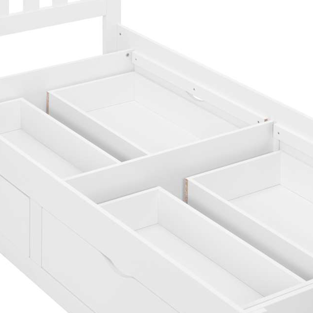 Appleby Single White Bed Image 5