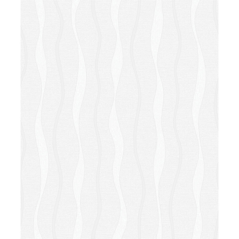 Arthouse Wave White Wallpaper Image