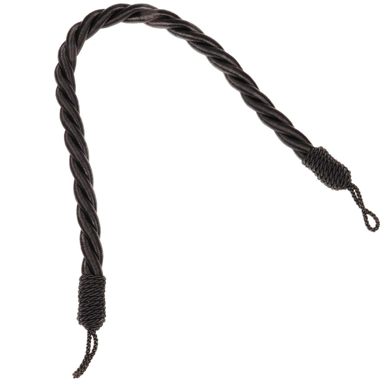 Charcoal Rope Curtain Tie Back Image