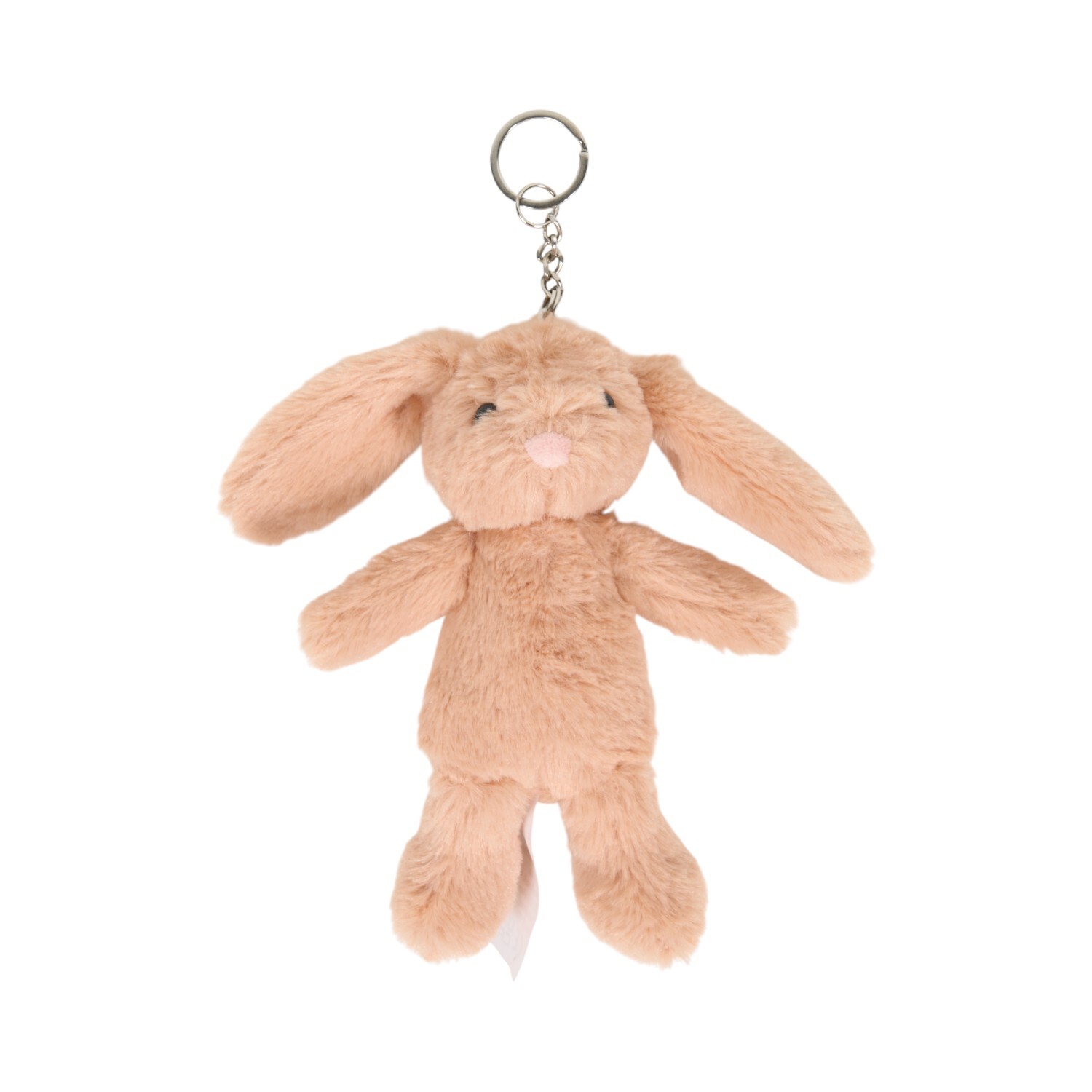 Fluffy Bella Bunny Keyring Natural Image 1