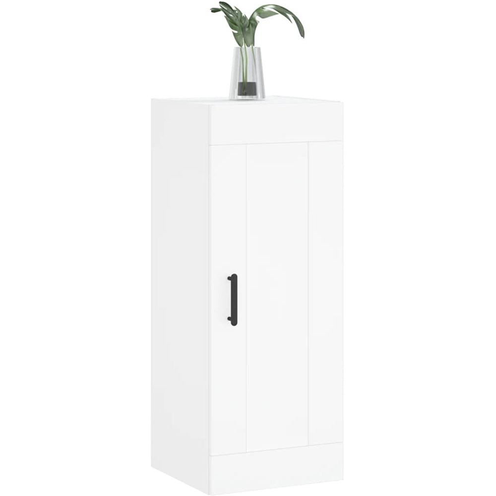 vidaXL Single Door White Wall Mounted Cabinet Image 3