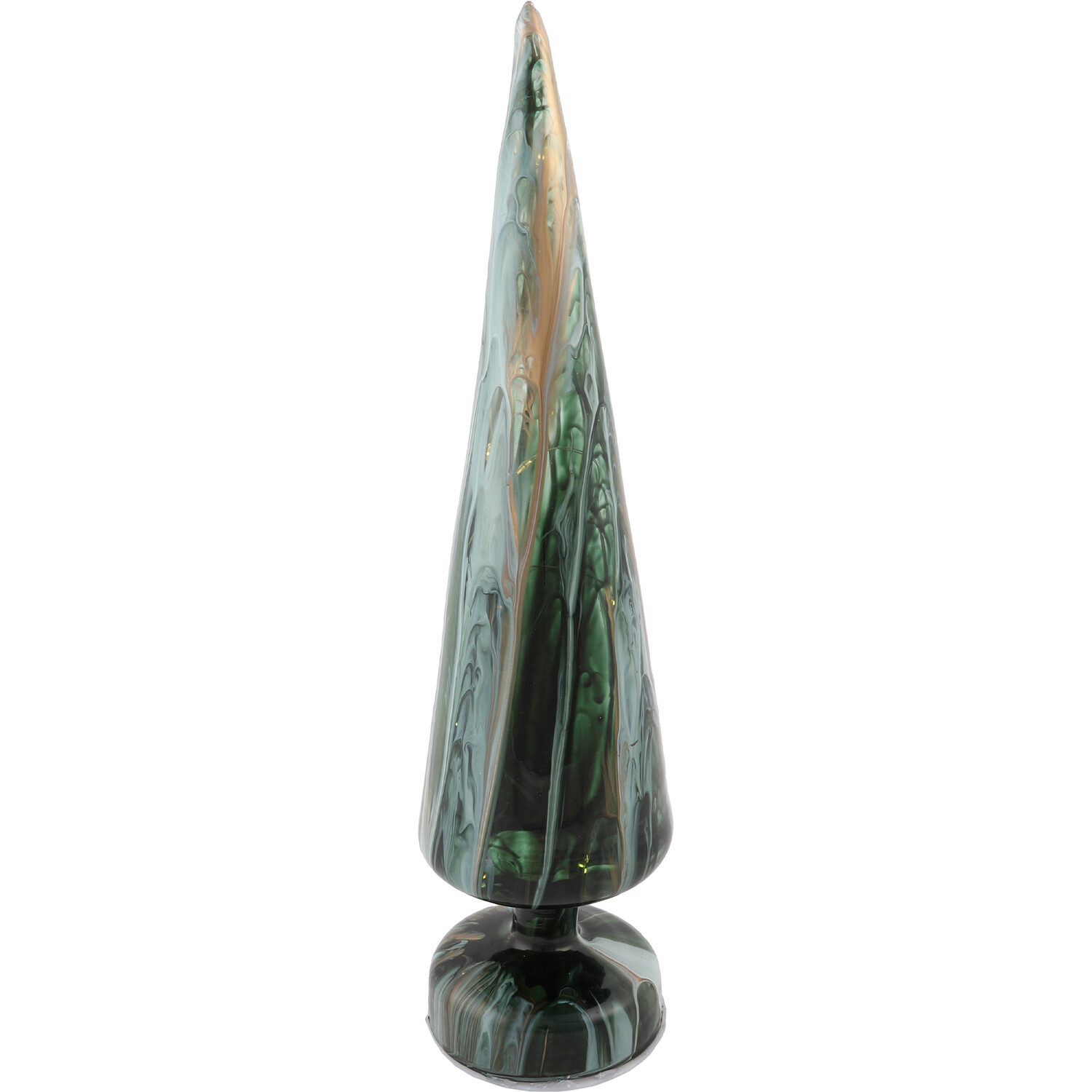 LED Emerald Petrol Effect Tree Image 1