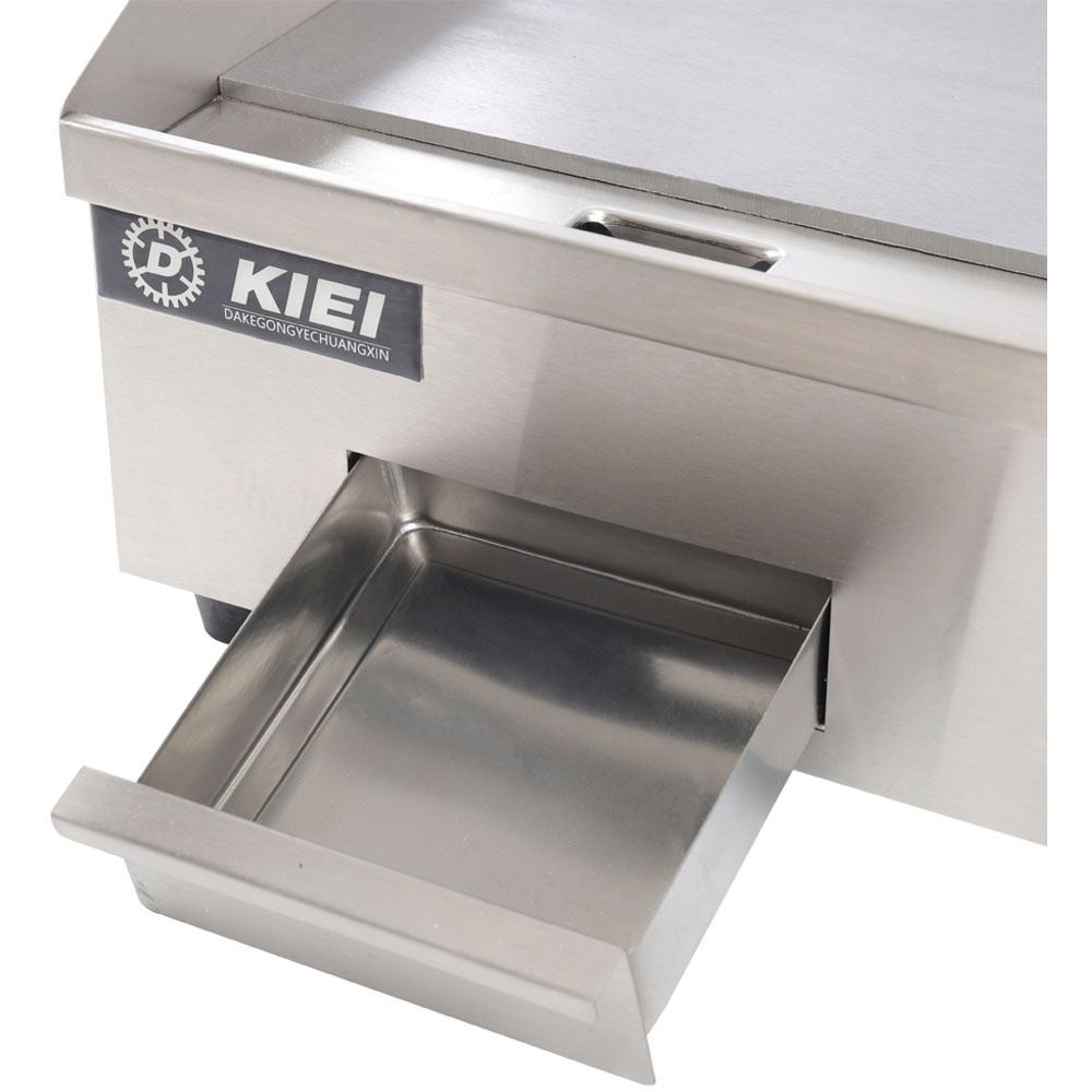 Kiei High Power Stainless Steel Electric Countertop Griddle 2900W Image 4