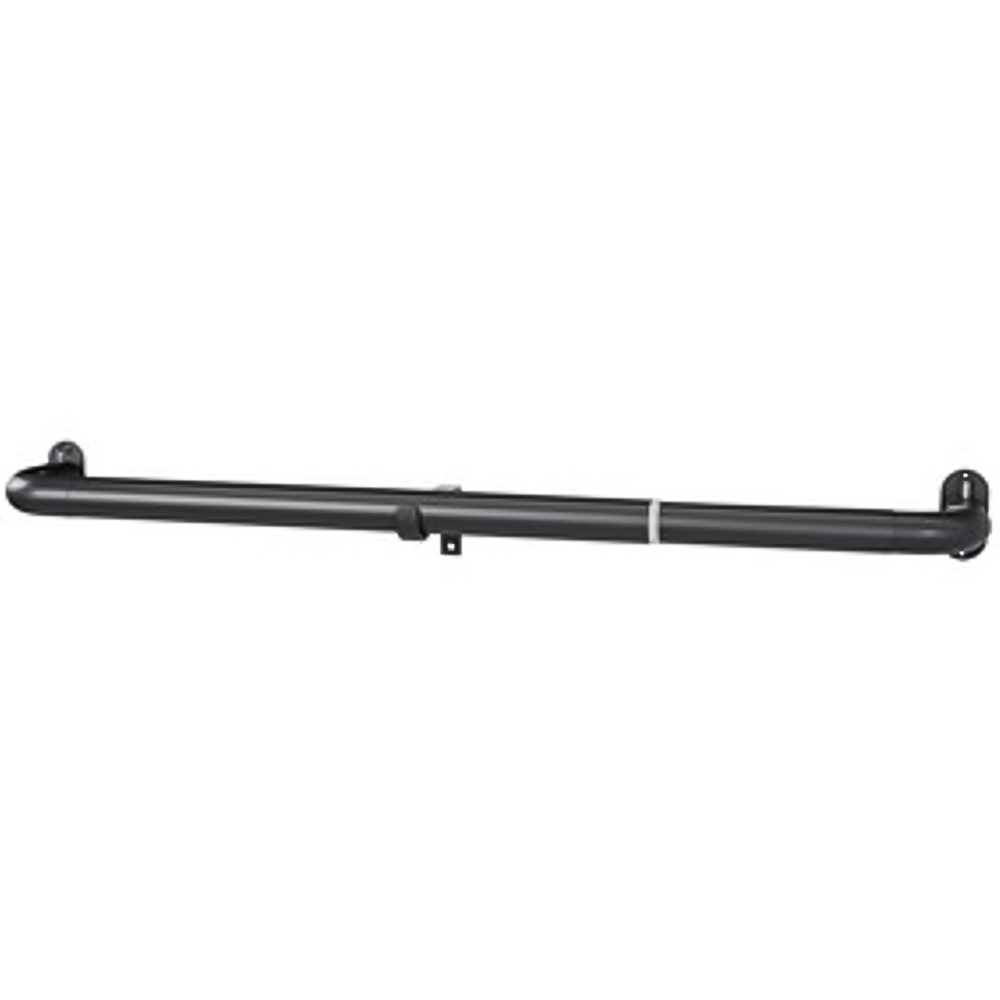 New Edge Blinds 120-210cm Black Room Darkening Extendable Curtain Pole Image 1