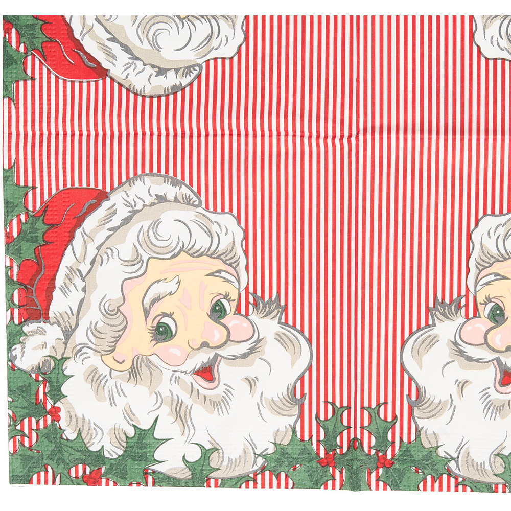 Set of 20 Santa Napkins Image 4