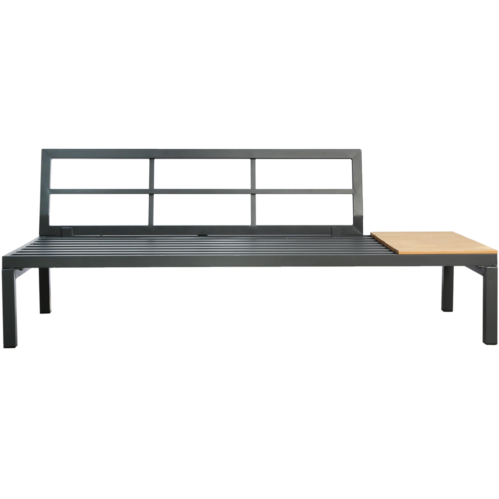 Home Garden Direct Rhea 4 Seater Corner Sofa with Coffee Table Grey Image 3