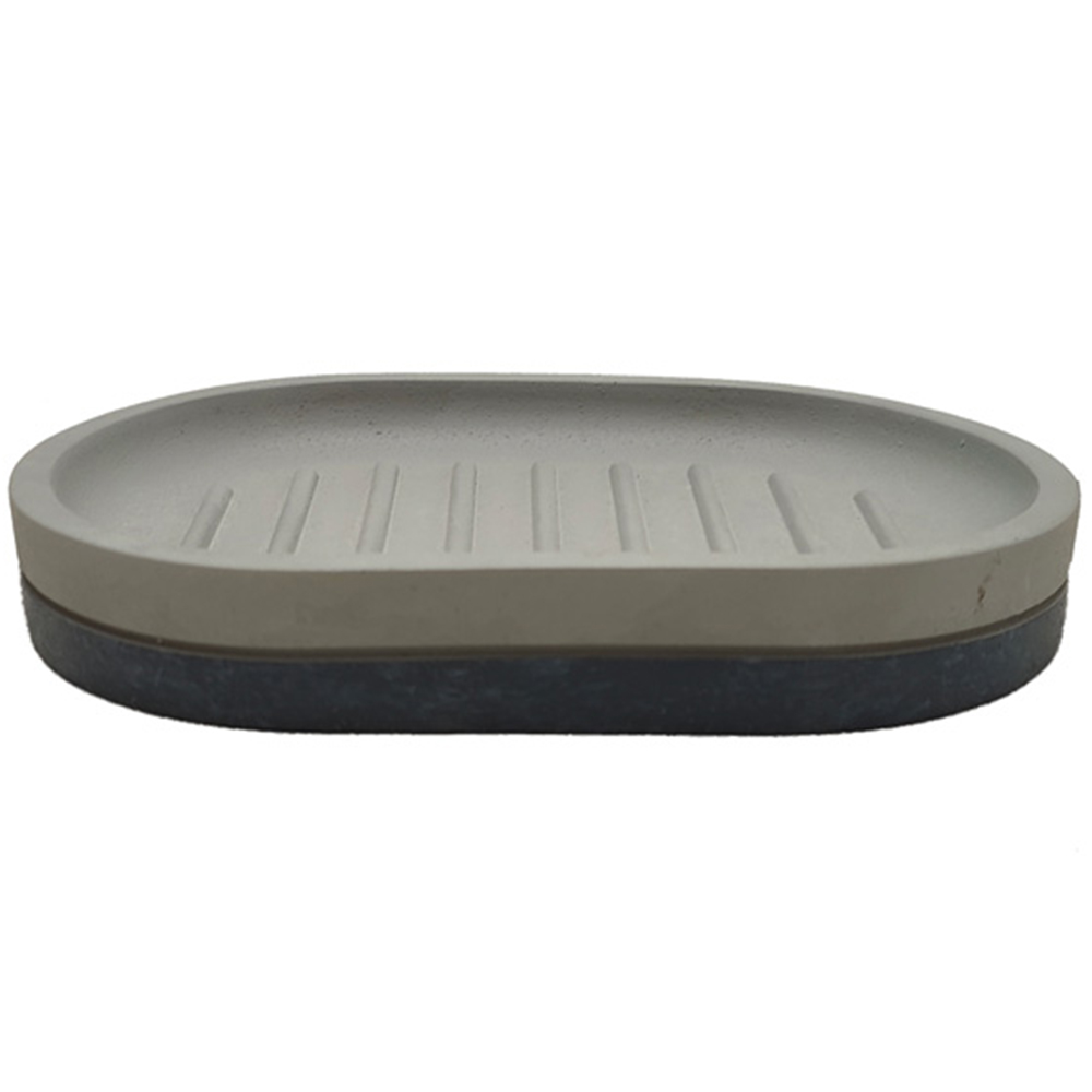 Grey River Stone Soap Dish - Grey Image 1