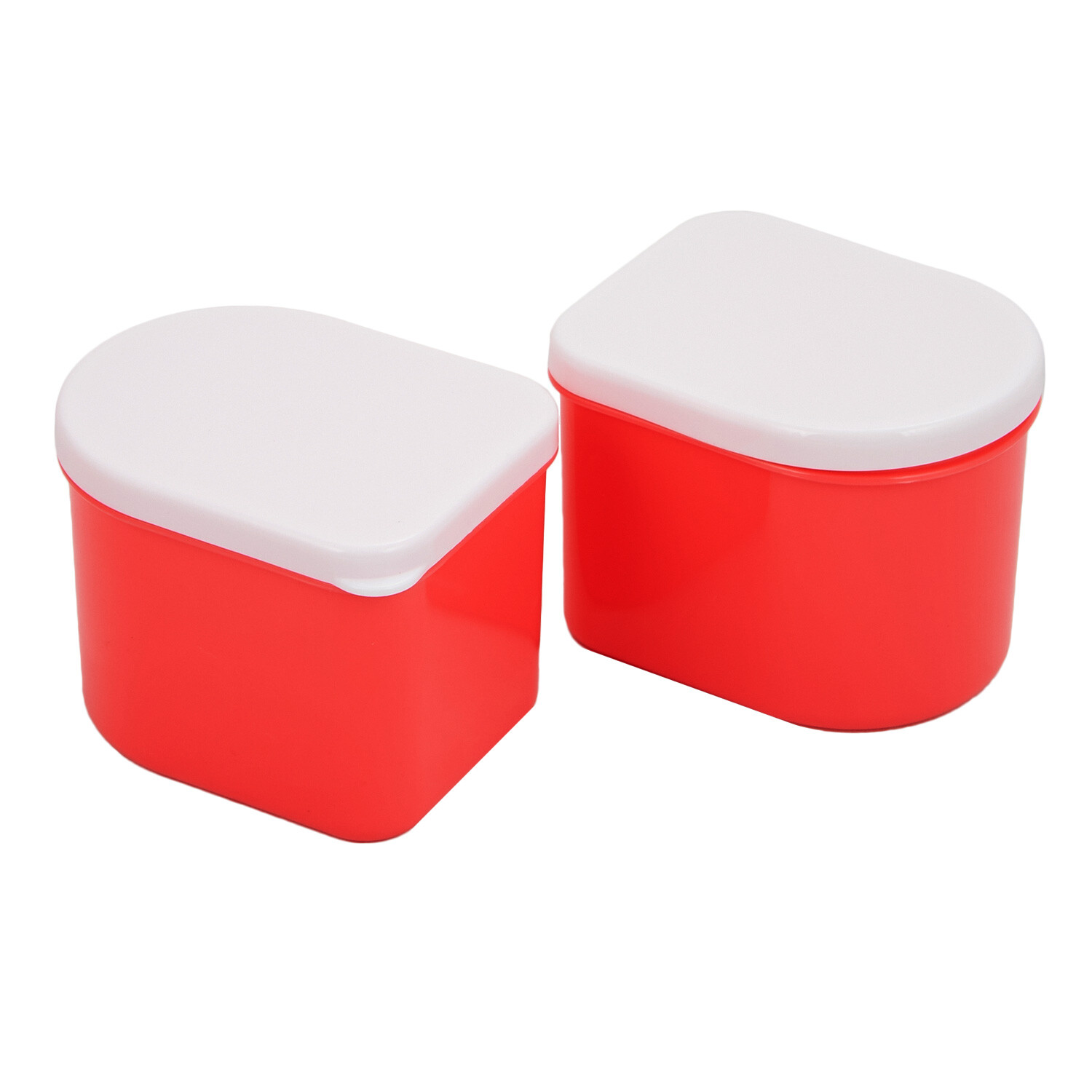 Triple Compartment Lunch Box - Red Image 4