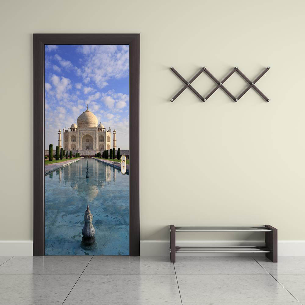 Walplus Taj Mahal Door Mural Image 8