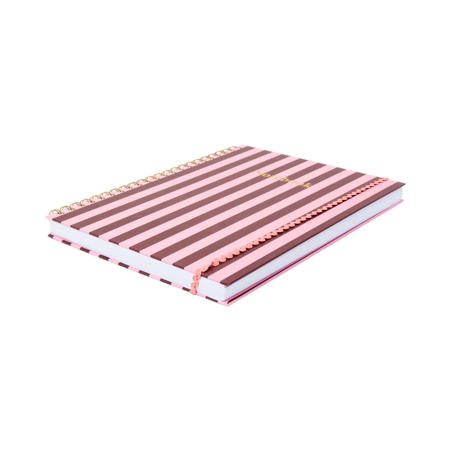 Striped Spiral Notebook Image 4